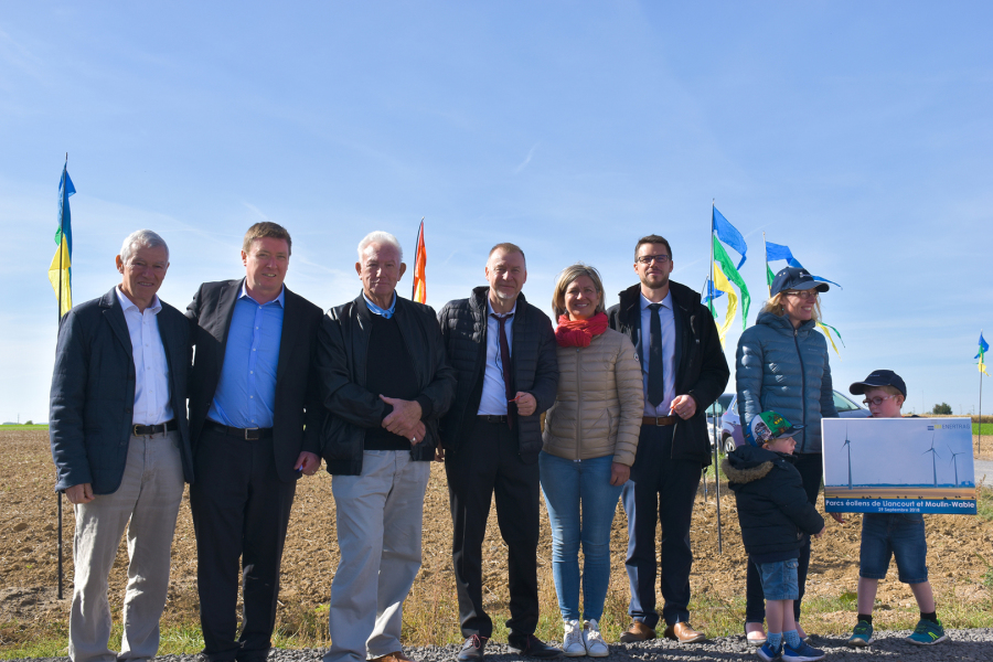 Inauguration des parcs de Liancourt et Moulin Wable
